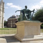 Statue of Emperor Constantine outside York Minster